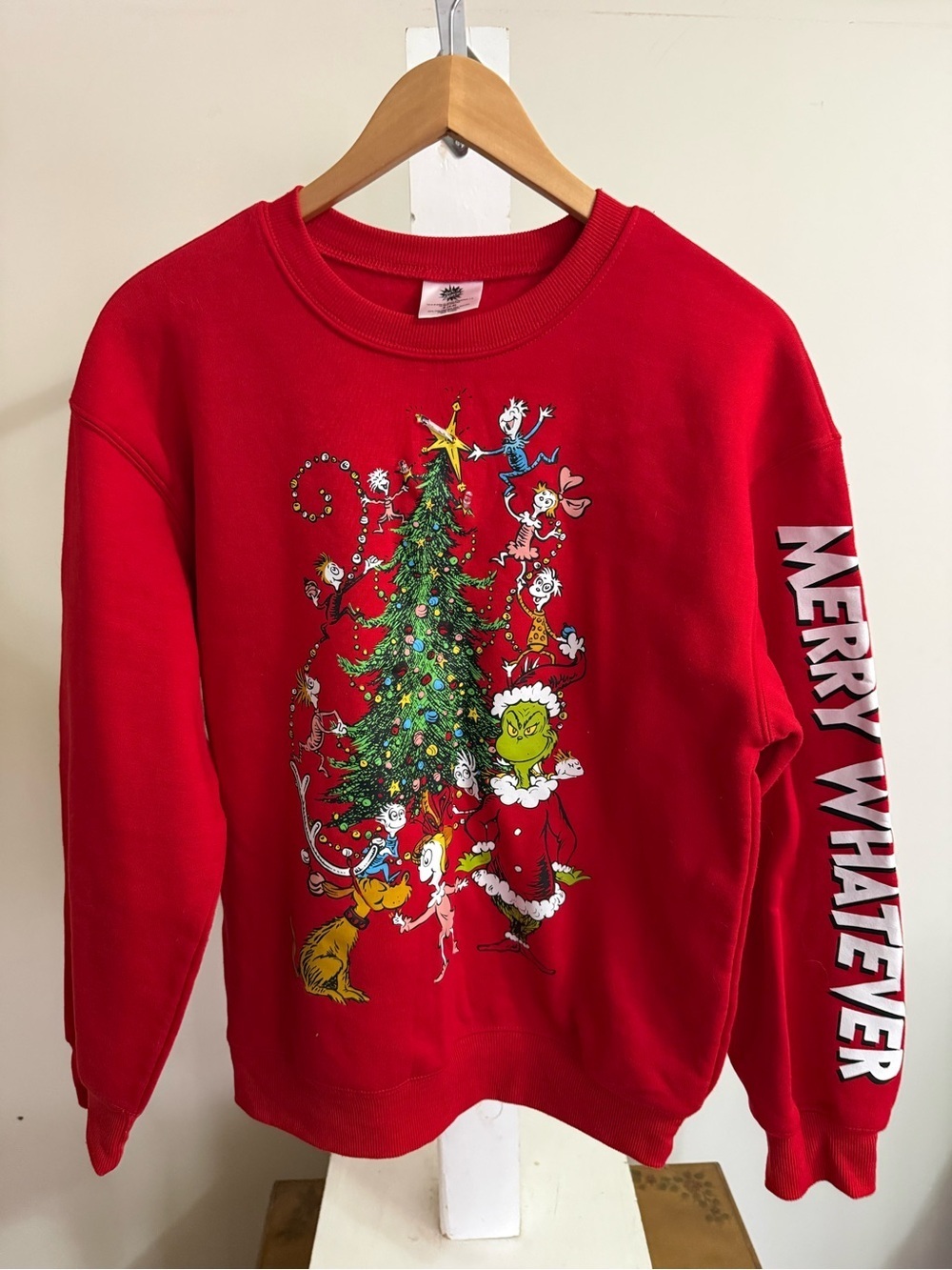 New Grinch Merry Whatever Christmas Sweatshirt